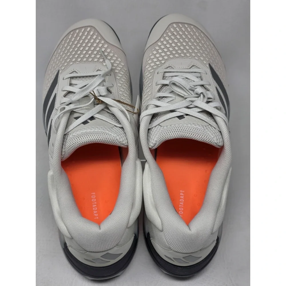 adidas DROPSET 4 Mens Size 12.5 Training JR4678 Orbit Grey Iron Metallic Orange